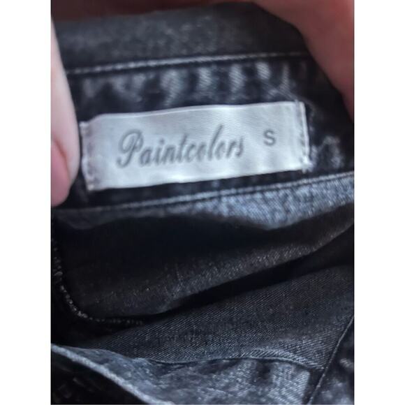 Paintcolors black denim short jumper small - Picture 3 of 3